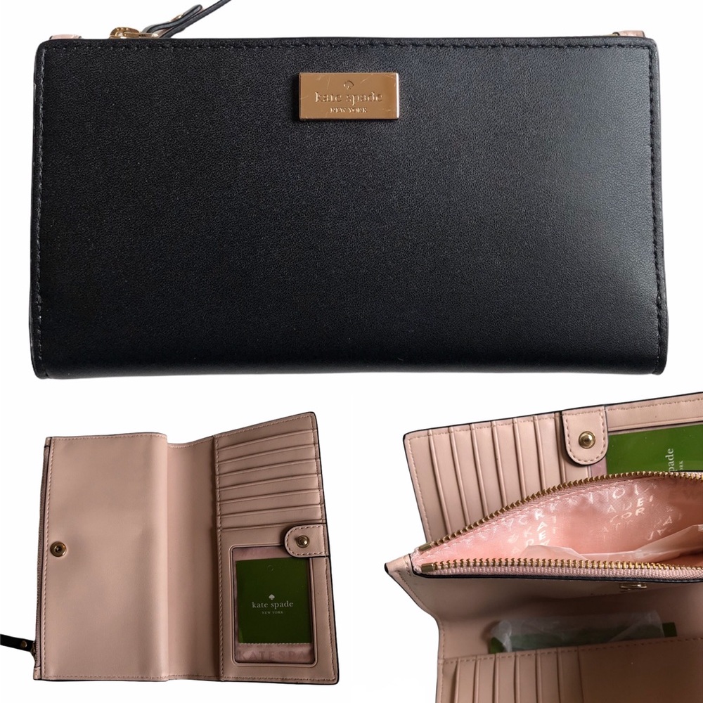 KATE SPADE Braylon Putnam Drive Black/Dolce Wallet